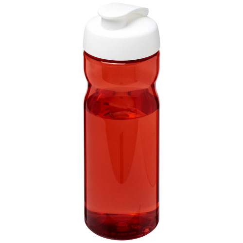 Bouteille de sport publicitaire 650ml Ocean Plastic H2O Active® Rouge / Blanc